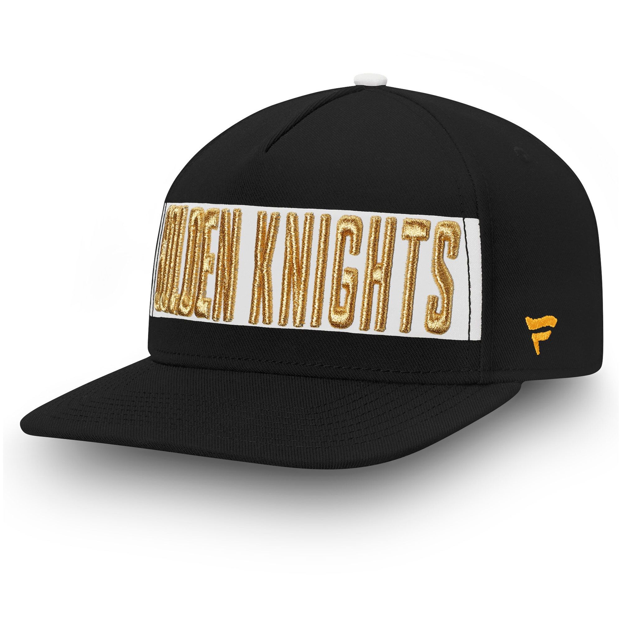 Men's Vegas Golden Knights Fanatics Branded Black Iconic Facing Emblem Adjustable Snapback Hat | NHL Shop