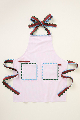 Indira Embroidered Apron | Anthropologie (US)