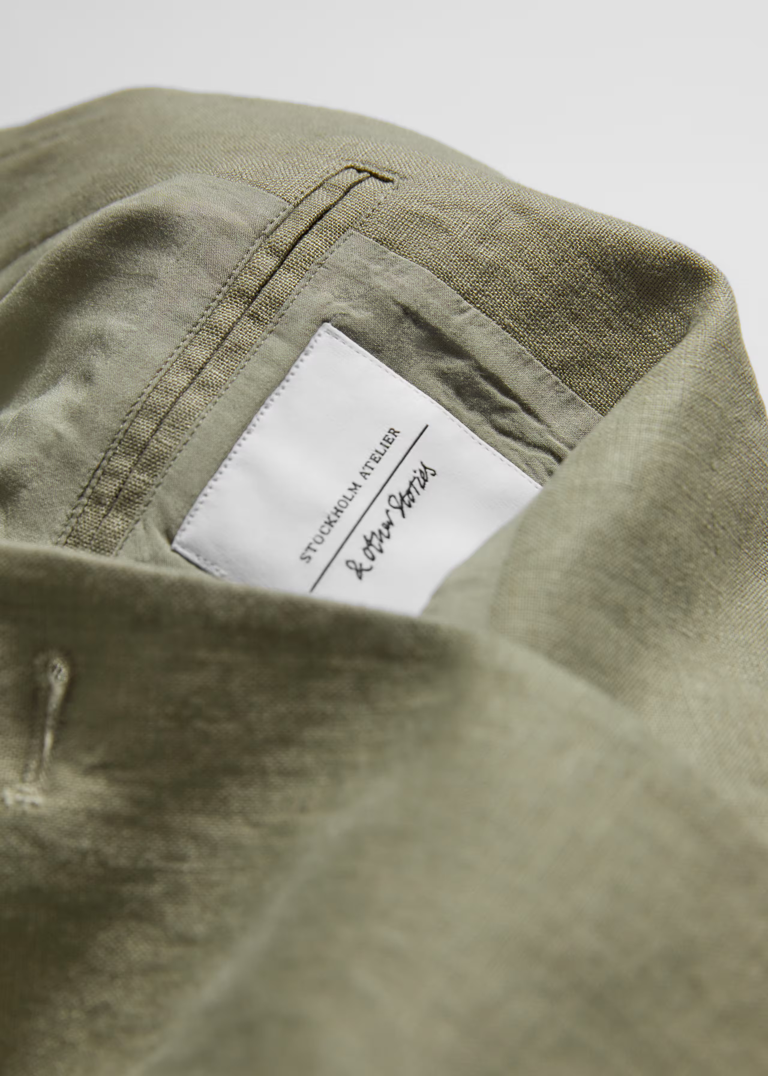 Fitted Linen Blazer - Khaki - Blazers - & Other Stories GB | & Other Stories UK