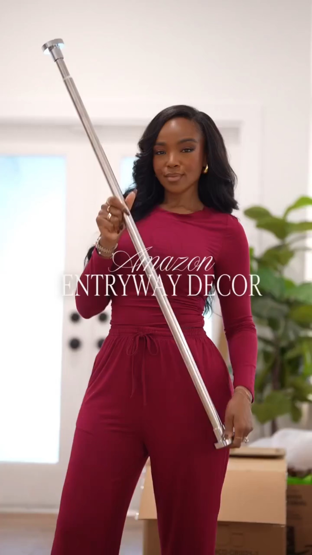 Amazon Entryway Refresh ✨  
Transforming my entryway with simple Amazon finds that make a big impact — from sleek curtain rods to modern accents that instantly elevate the space. Affordable, functional, and beautiful!  

Tap to shop everything featured and give your entryway a quick style upgrade.  

📏 Outfit Sizing: Jumpsuit – Small | Height: 5’4 | 140lbs | 36D-27-40  

amazon home finds, entryway decor ideas, modern home style, amazon home makeover, interior design on a budget, cozy home inspiration  

Follow me on Instagram and YouTube @kirasfashionfinds



#LTKHome #LTKHoliday