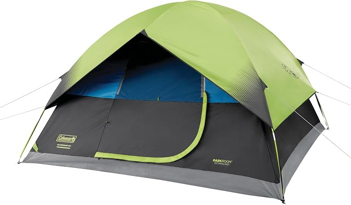 Coleman Sundome Dark Room 4/6 Person Tent, Blocks 90% of Sunlight to Keep Inside Cool, Weatherpro... | Amazon (US)