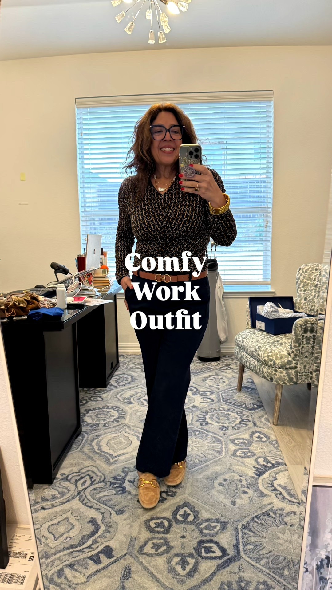 Getting ready for a work from home day wearing an outf that makes me feel confident, comfortable, and pulled together. 

I’m Elisa, a wardrobe stylist, founder of Turnkey Style, and author of The Style Advantage: I Say What HR Can’t. I work with professionals and corporate teams to help them show up authentically, on brand, and with confidence. I’m also a mom of two grown boys, a wife, a post-menopausal woman in business, 5’4”, a size 14/16 on the bottom and L on top. I’ve been everything from a size 10–18+, which is why fit, function, and real life always come first.

#LTKWorkwear #LTKootd #LTKgrwm