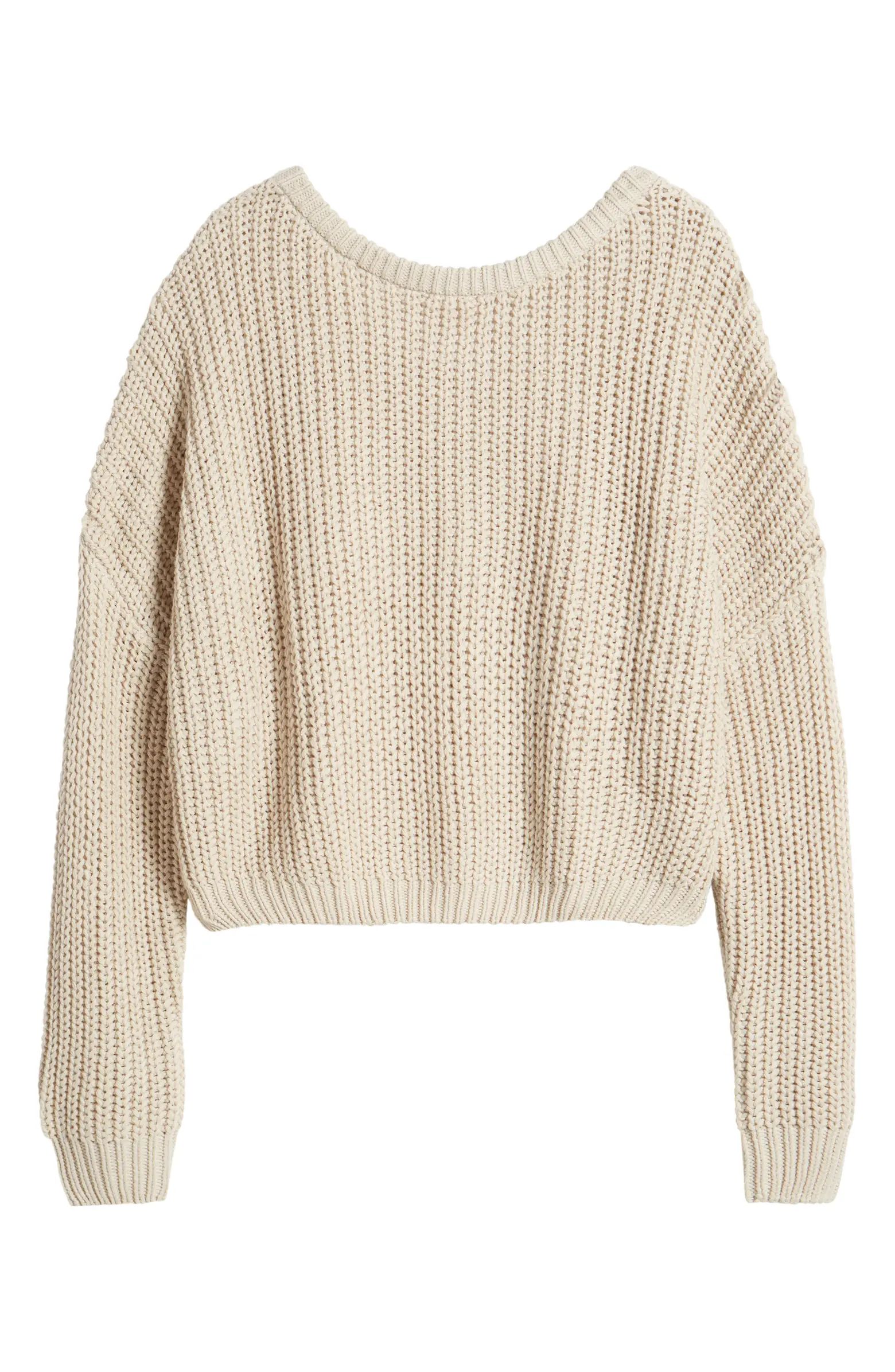 Relaxed Reversible Sweater | Nordstrom