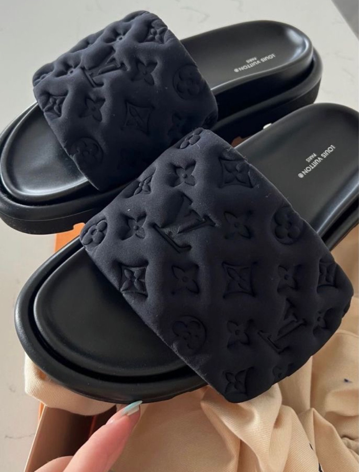 LV Slipper Women Slides Boots … curated on LTK