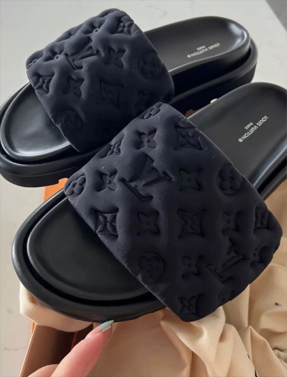 LV Slipper Women Slides Boots … curated on LTK