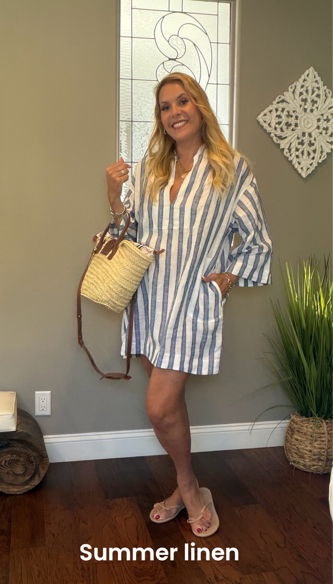 Love this linen  dress or coverup from Aritzia that’s on sale.
