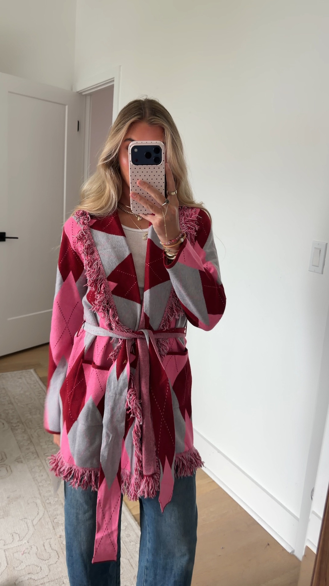 Amazon size small Cicy Bell Women Open Front Cardigans Fringe Argyle Shawl Wrapped Sweaters
Elegant, Wrap Long Tops, Fall Outwear, Long Sleeve Jackets, Casual Oversized Collar Coats With Pockets, Daily Wear, Work