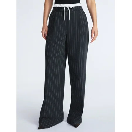 Scoop Women’s and Women’s Plus Double Waisted Pants, Sizes 0-26 | Walmart (US)