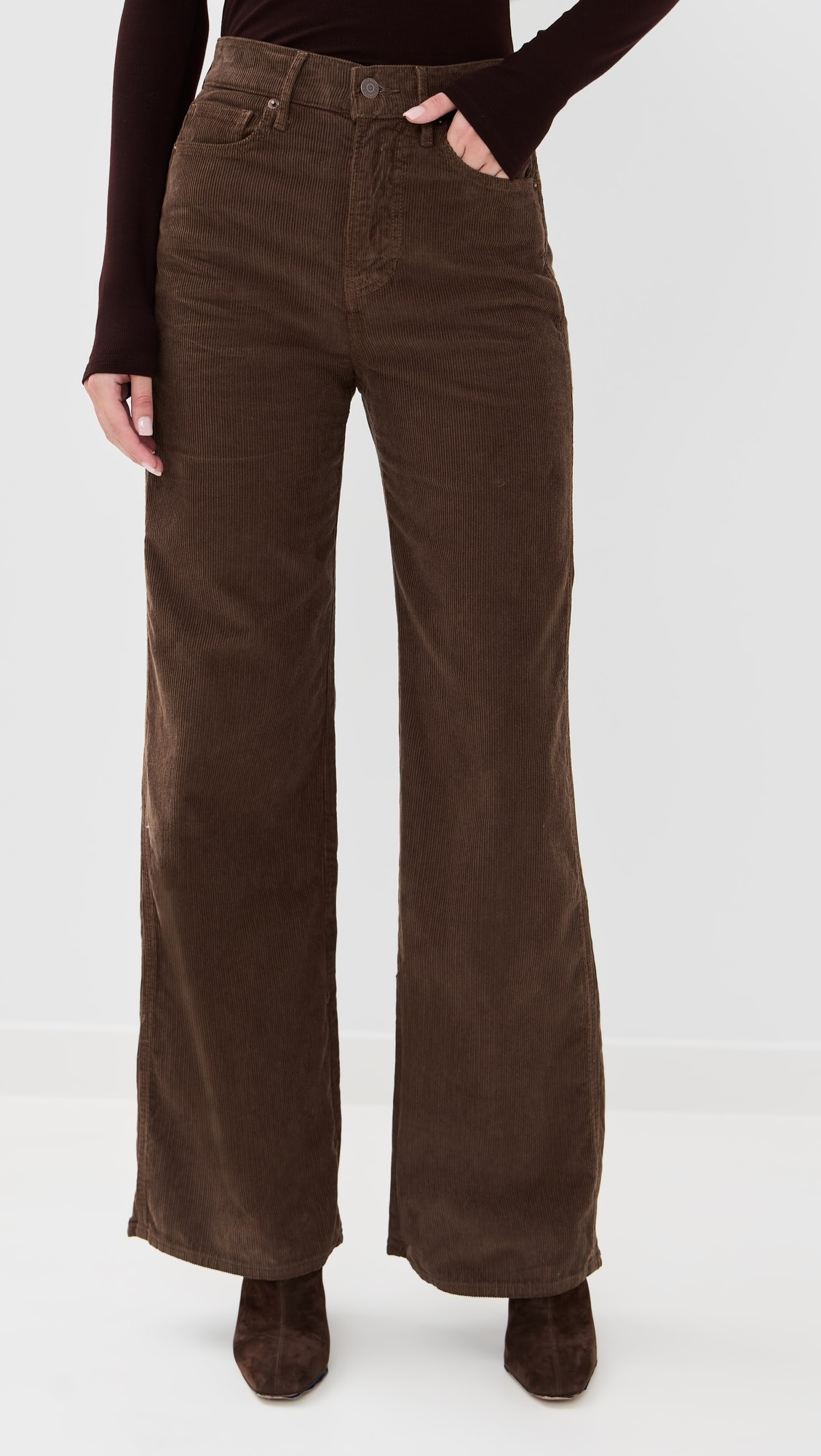 Taylor High Rise Wide Leg Corduroy Pants | Shopbop