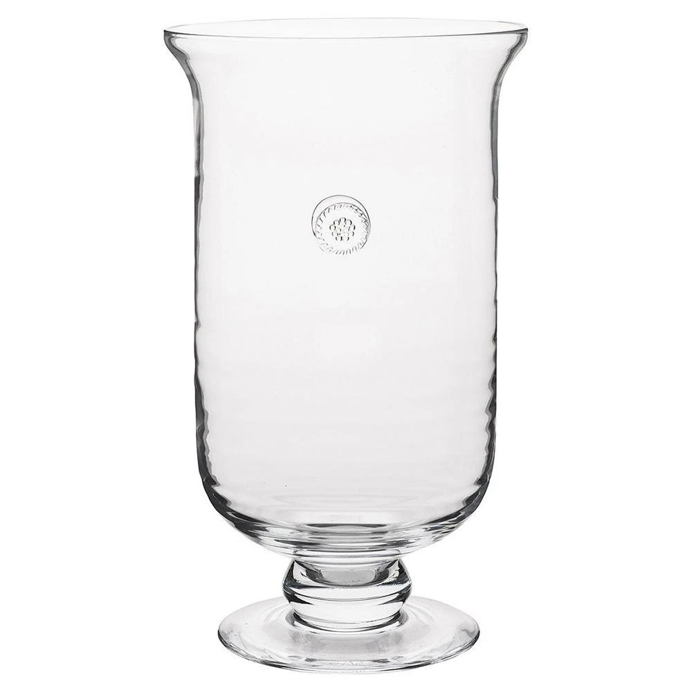 Juliska Berry & Thread Clear Glass Hurricane - Large | Kathy Kuo Home