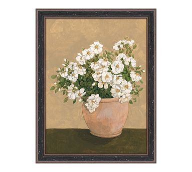Potted Rose Framed Print by Carleigh Courey | Pottery Barn (US)