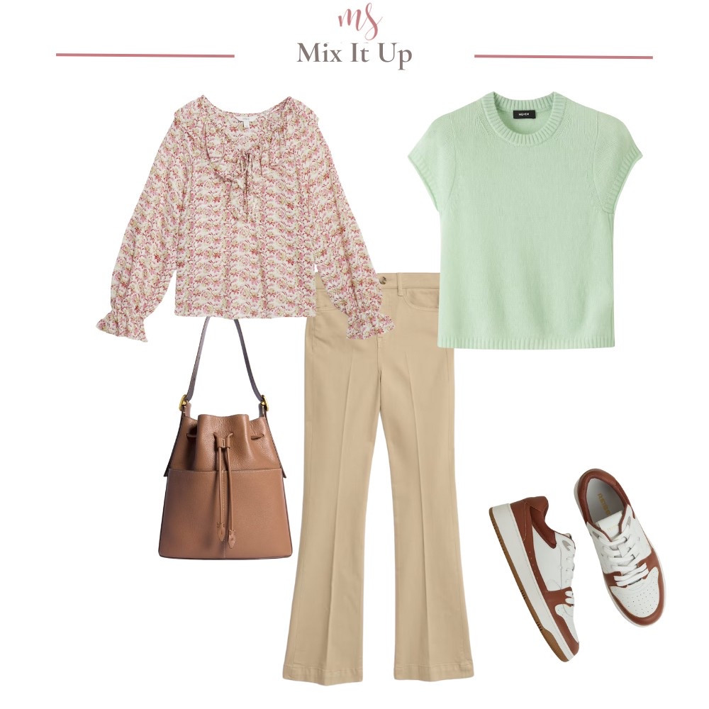 How to mix colour. Start with neutrals then add some Spring colour. Mix it up to create multiple outs - see the other posts in the collection

#LTKover50style #LTKstyletip #LTKuk