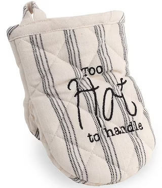 Mud Pie Mini "Oven Too Hot to Handle" Mitt | Dillard's | Dillard's