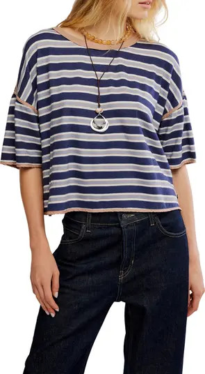 Free People Clean Rugby Stripe Cotton Top | Nordstrom | Nordstrom