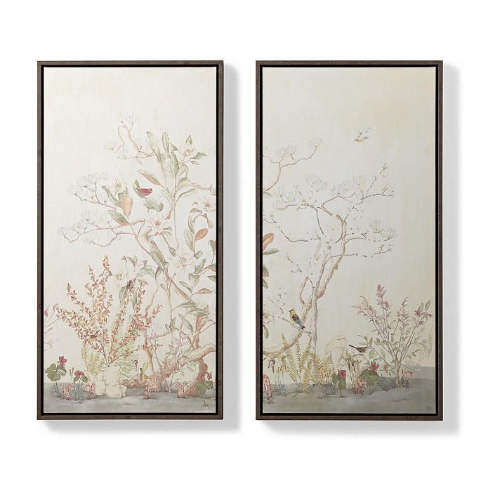 Woodland Giclée Print Diptych on Linen | Frontgate | Frontgate
