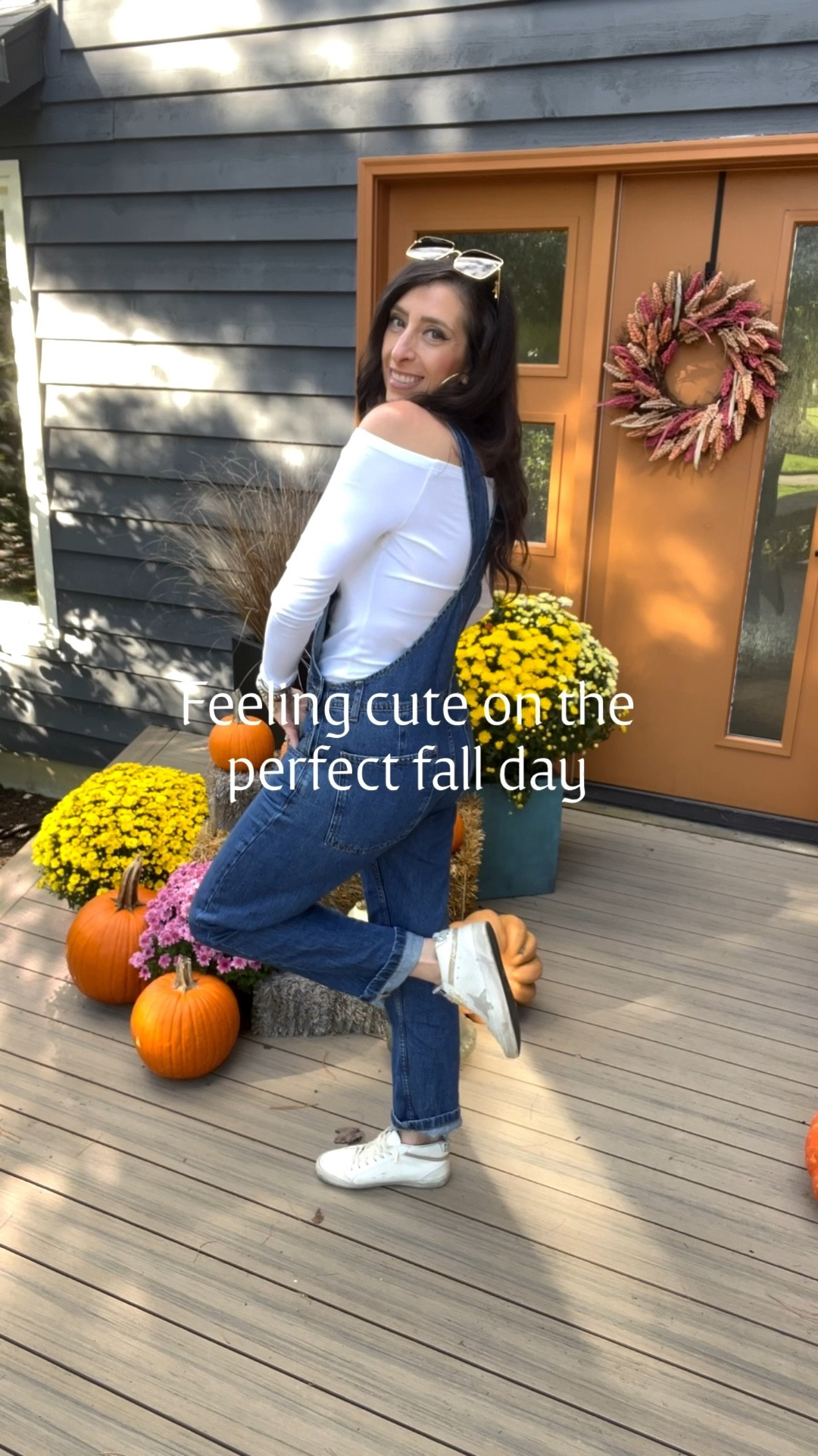 Feeling cute on the perfect fall day!  Love this look for the pumpkin patch or family hay ride.  Where are you wearing your overalls this fall?

C0mment BIBS for DM, visit Amazon Store or @shop.ltk

#falloutfitinspo #biboveralls #pumpkinpatch #howtostyle #amazonfashion #cincycreators #stephstyle101 #momfashion

#LTKOver40 #LTKStyleTip