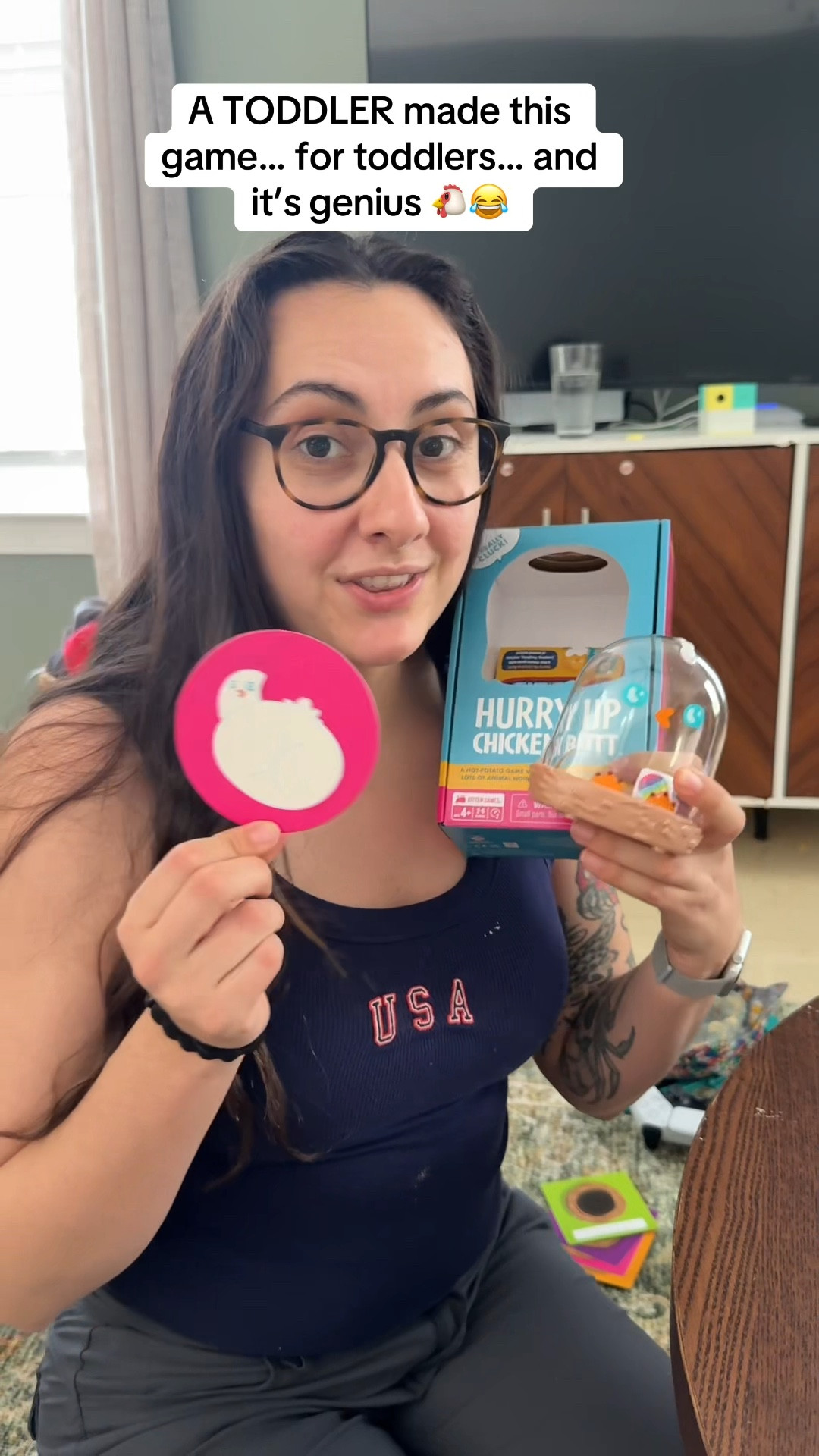 I swear toddlers are the most creative people on earth 😂
This game was made by a toddler FOR toddlers and it’s actually so fun (and chaotic lol) 🐔
My boys are obsessed and honestly… so am I 😅

Would you play this with your kids?? @Exploding Kittens, Inc. 

#toddlergames #hurryupchickenbutt #toddlerfun #kidgames #playbasedlearning 