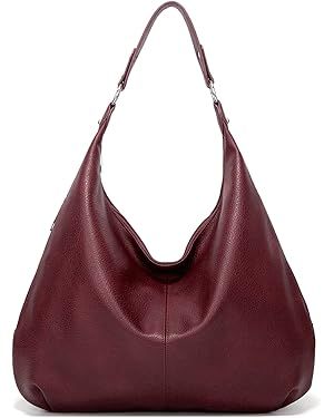 Ashioup Women's Tote Bag Vintage PU Leather Handbags for Women Hobo bags Tote Shoulder Bag with Z... | Amazon (UK)