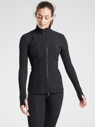Shanti Ribbed Jacket | Athleta