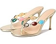DREAMSTORY Women's Jeweled Thong Strappy Heels Sandals Comfortable Round toe High Heel Dressy Sum... | Amazon (US)