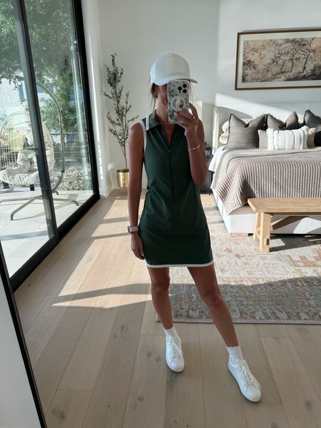Today’s Abercrombie golf dress is 15% off! Loved it so much. I got it in white and green! Wearing extra small, runs true to size. 

#LTKActive #LTKFindsUnder50 #LTKFitness