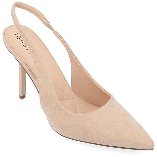Journee Collection Womens Tru Comfort Foam Elenney Pumps - Tan - Size 7 | HSN