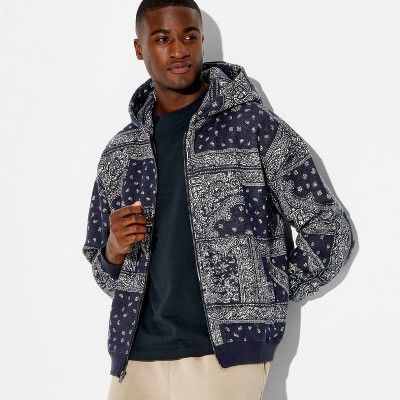 Men's Full Zip Hooded Sweatshirt - Original Use™ Dark Blue S | Target