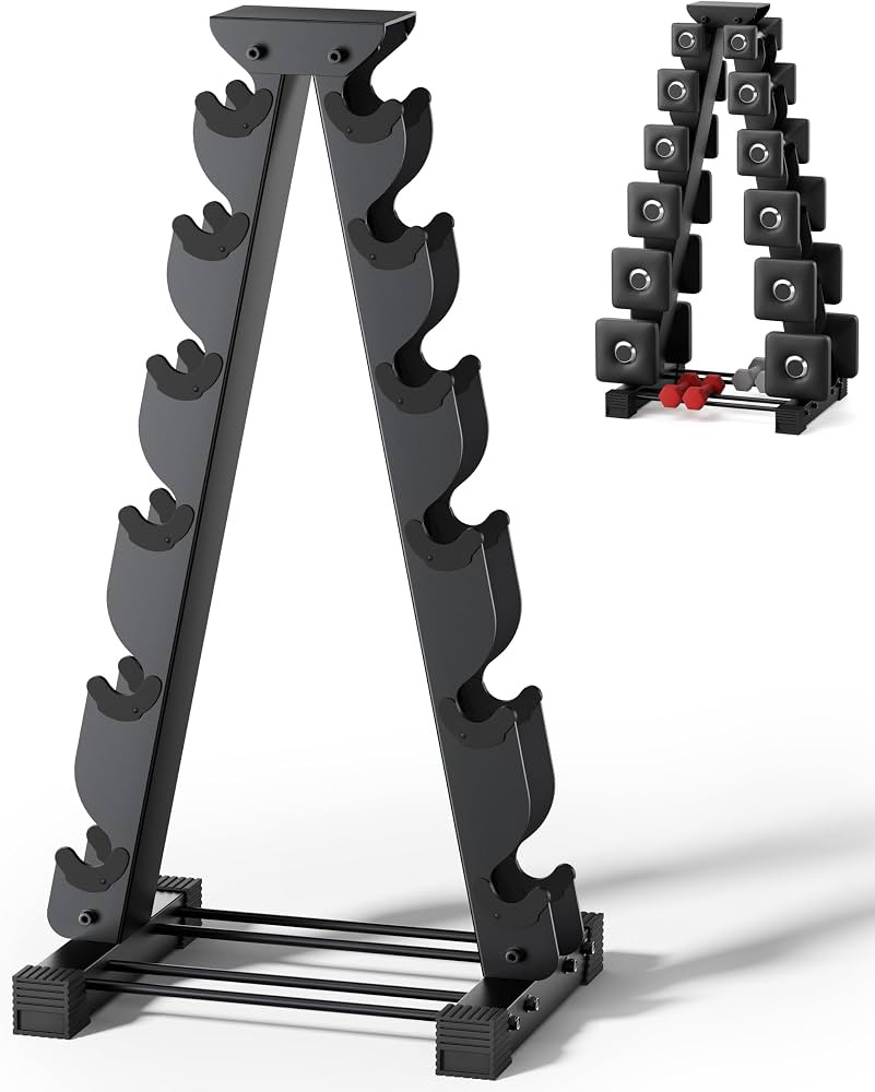 6-Tier Rack Compatible with Peloton Weights & Other Dumbbells | Amazon (US)