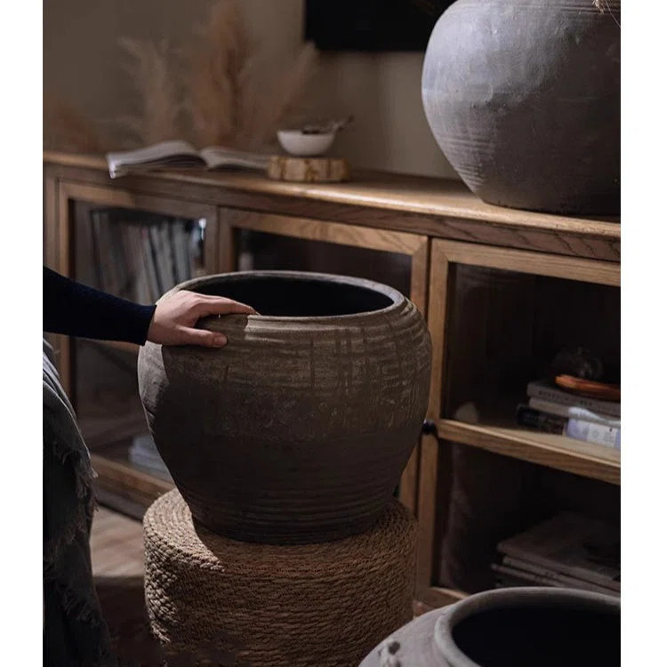Traditional Round Belly Zen Style Ceramic Vase | Wayfair North America