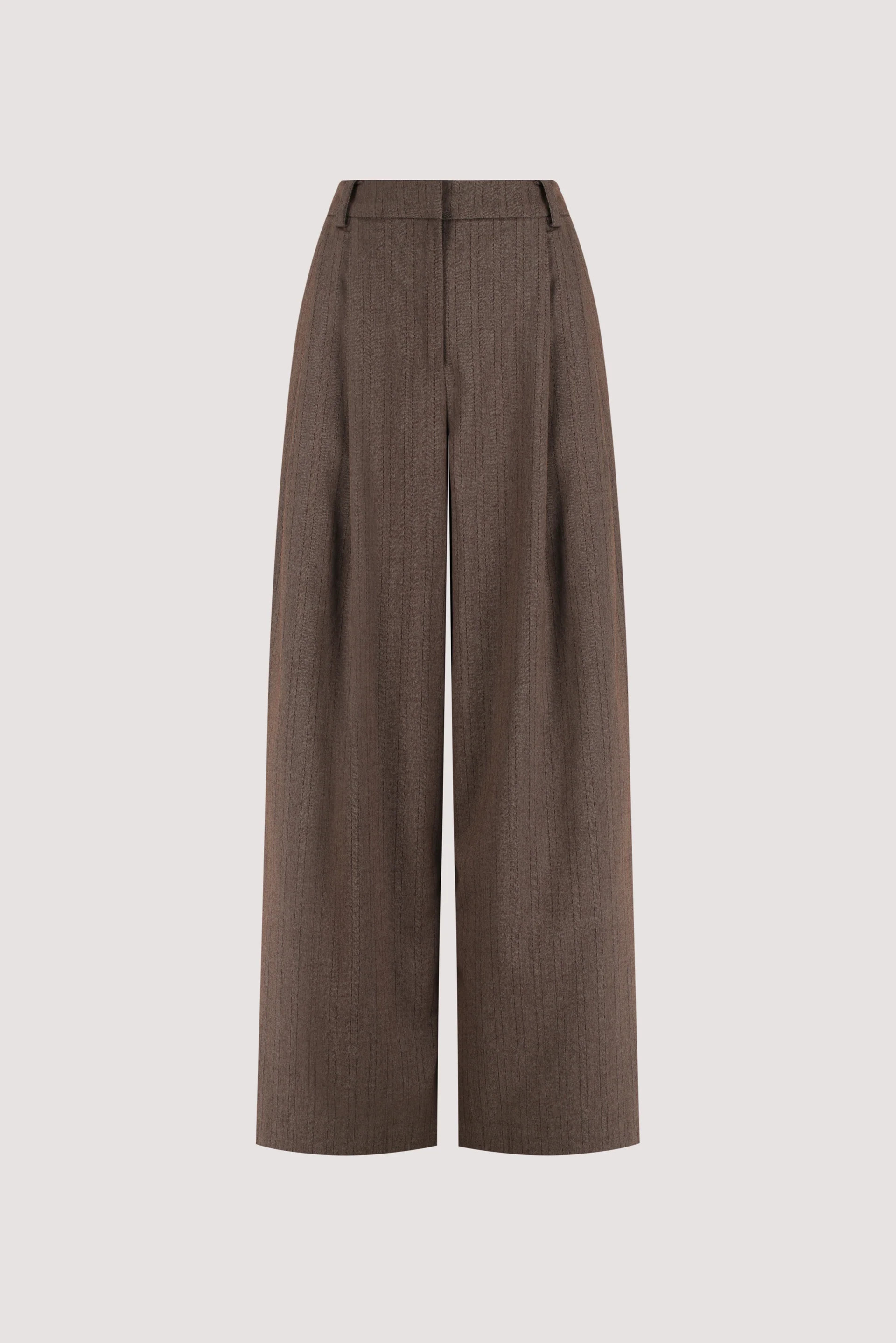 HAILEY CHOC STRIPE RELAXED PANT | DISSH