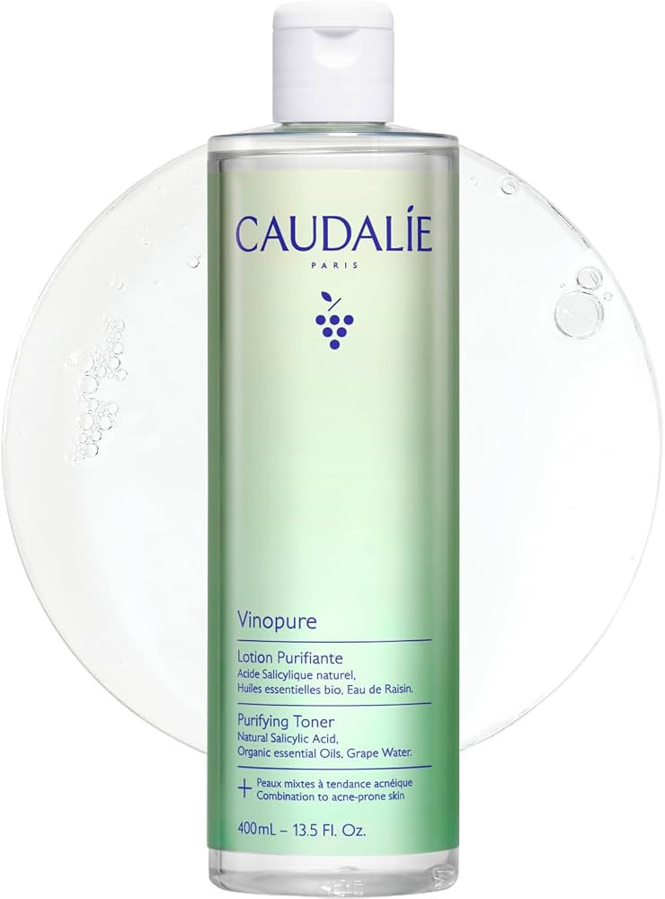 Caudalie Vinopure Salicylic Acid Pore Minimizing and Exfoliating Toner with Organic Rose Water | Amazon (US)