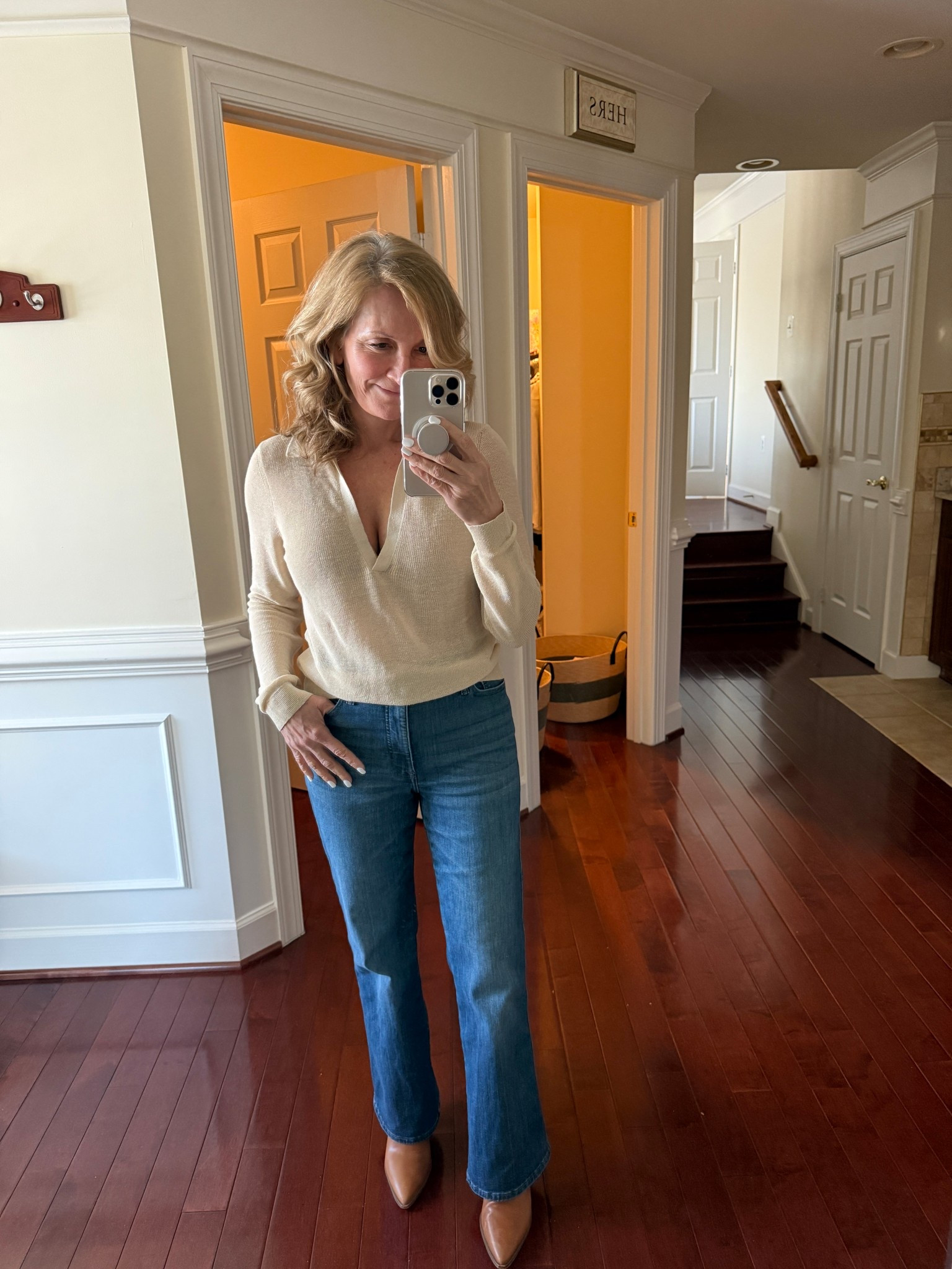 Light long sleeve warmer weather top, great price but material is a bit scratchy 

#LTKPetite #LTKSaleAlert #LTKmomlife