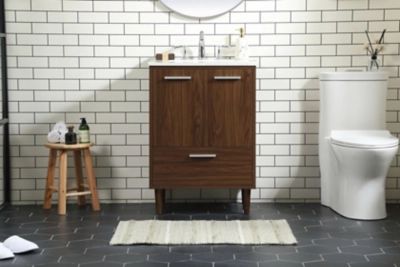 Baldwin 24" Bathroom Vanity, Walnut | Ashley Homestore