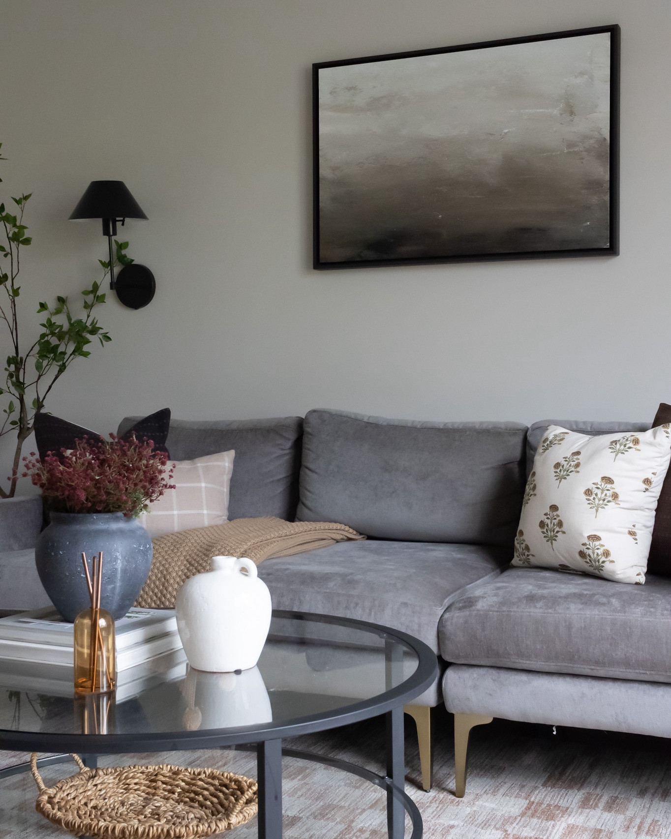 Amber Lewis x Loloi.  Area rug.  Living room decor.  Coffee table.  Sofa.  West Elm.  Pottery Barn.  Everlasting candle.  Target.  Studio McGee.

#LTKSeasonal #LTKHome