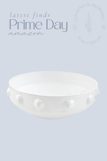 Amazon prime day deal - beautiful dotted bowl with hobnails 

#LTKsalealert #LTKhome #LTKxPrimeDay