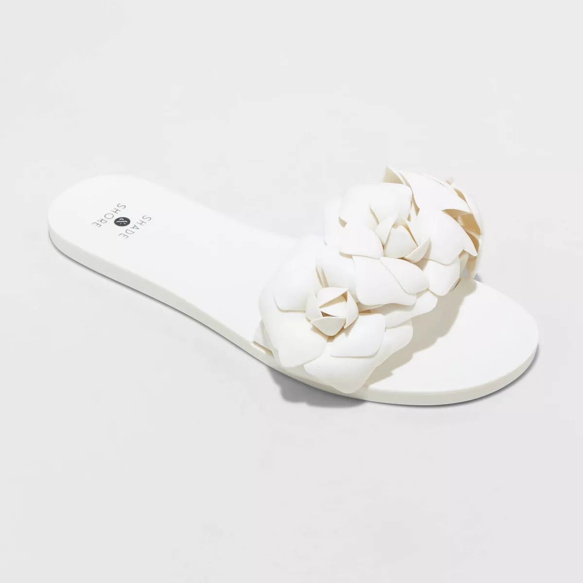 Women's Mallory Jelly Sandals - Shade & Shore™ Cream 6 | Target