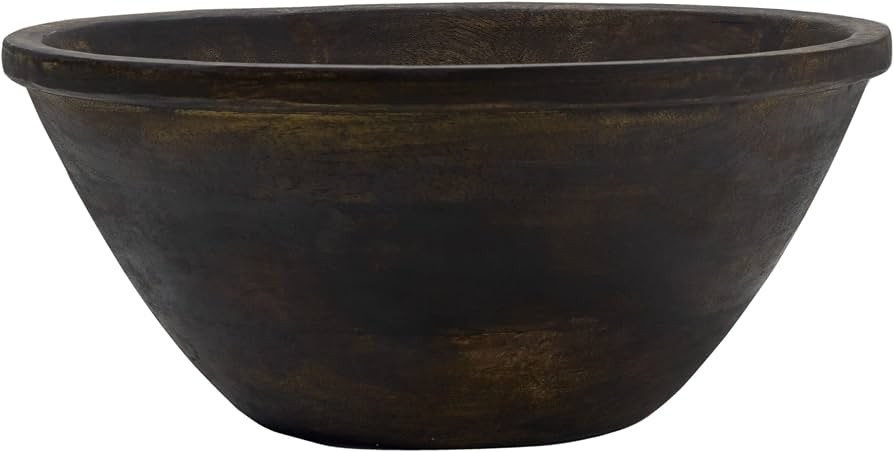 Fitz & Floyd Fitz and Floyd Austin Craft Mango Wood Deep Serve Bowl, 3-Quart, Espresso | Amazon (US)