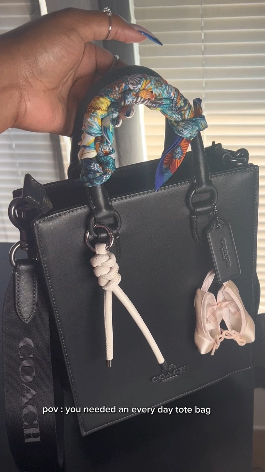 Charms and twilly scarf also tagged ! Perfect sized every day tote bag 

#LTKWorkwear #LTKVideo #LTKItBag