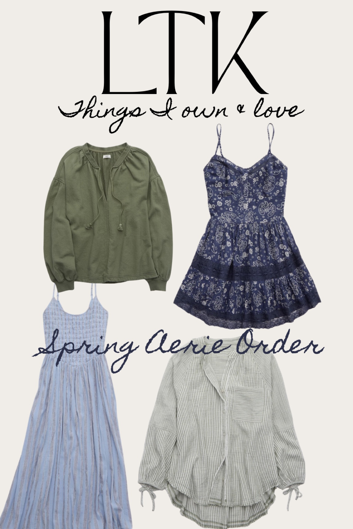 Aerie Spring fashion finds #aerie #spring 

#LTKFindsUnder50 #LTKMidsize