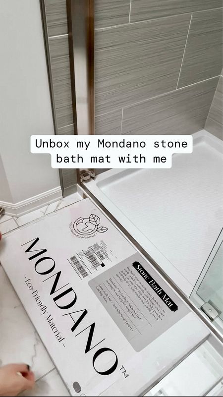 One of the best home finds of 2024! The stone bath mat from @mondanohome 👏🏻✨ #mondanohomepartner 

Okay, I was so impressed with how this is quick drying! But also, it’s stone so it does not mold like regular rugs can 👏🏻

✨ Eco-friendly! 
✨ Antibacterial stone 
✨ Non-slip
✨ quick drying! (Takes just minutes to dry)
✨ modern chic look
 
Upgrade your bathroom + take 10% off your order with code: KRISTIN

#ecofriendlyhome #mondanohome

#LTKHome