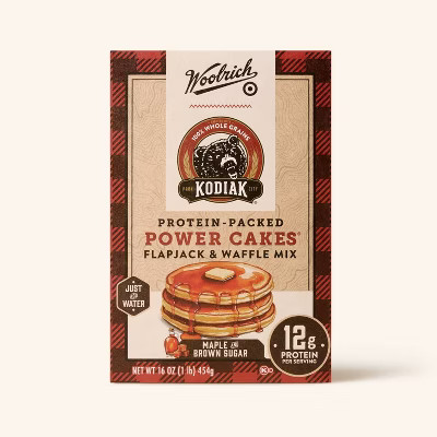 Kodiak Protein-Packed Maple Brown Sugar Flapjack & Waffle Mix - 16oz - Woolrich x Target | Target