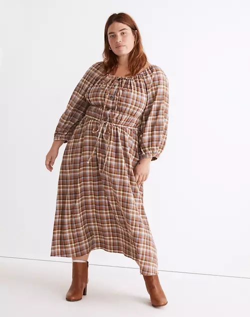 Plus Gauze Sophia Midi Dress | Madewell