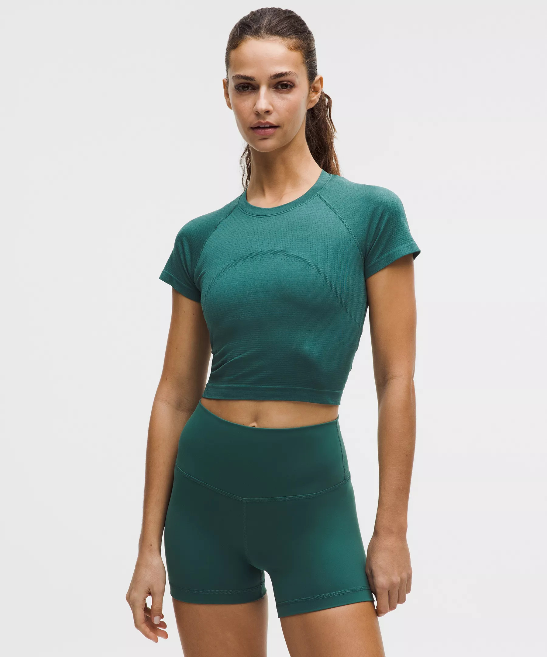 Swiftly Tech Cropped Short-Sleeve Shirt 2.0 | Lululemon (US)