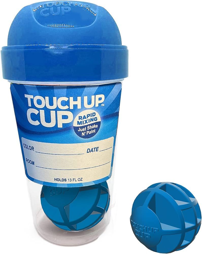 Touch Up Cup Empty Plastic Paint Storage Containers with Lids for Leftover Paint, Touch Ups, As S... | Amazon (US)