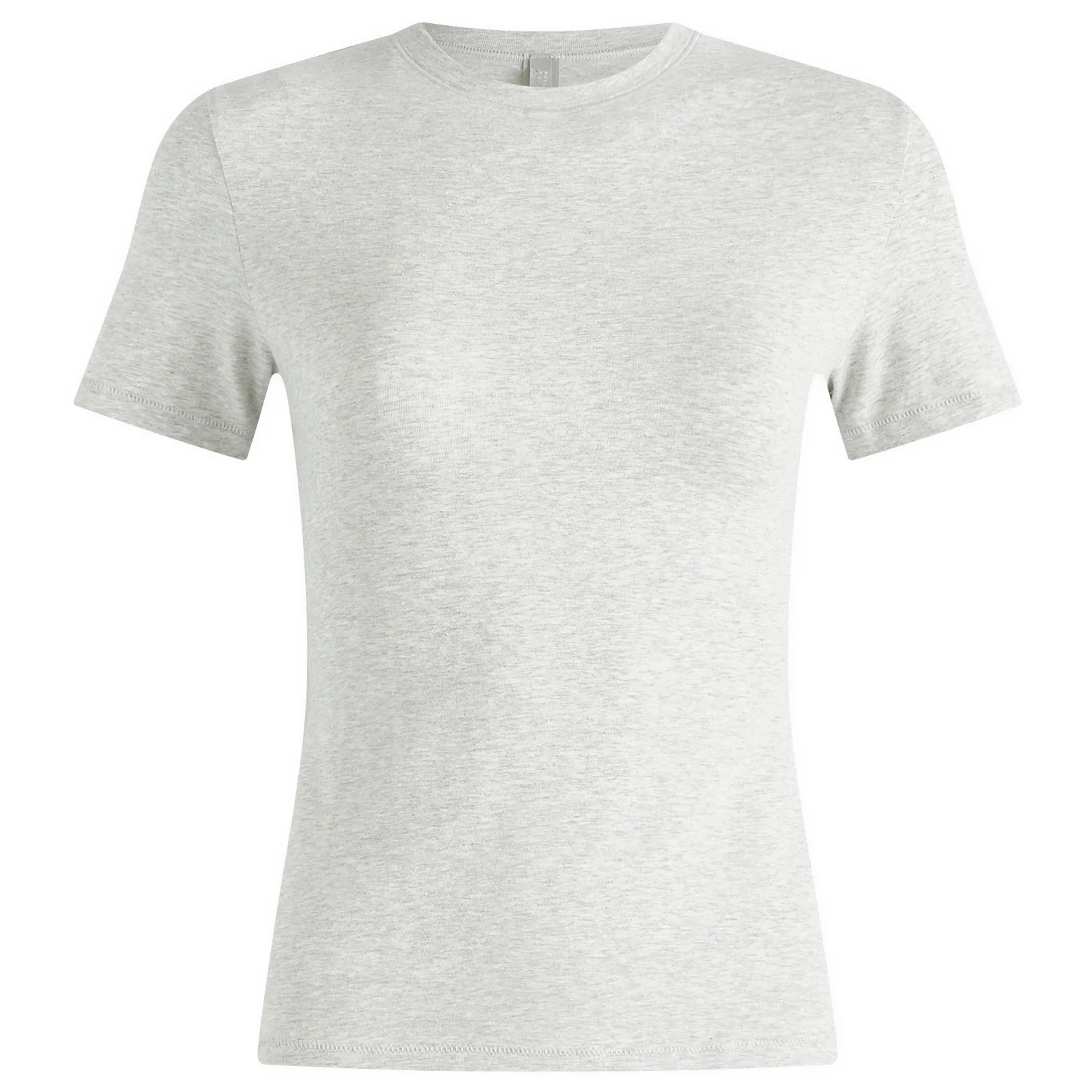 SKIMS Women's Cotton Jersey T-Shirt in Light Heather Grey, Size Large | END. Clothing