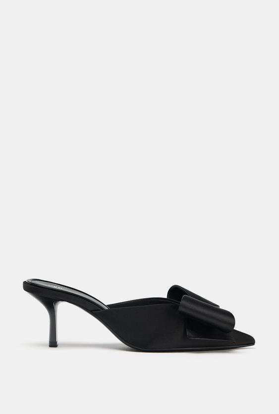 BOW HEELED MULES | Zara US