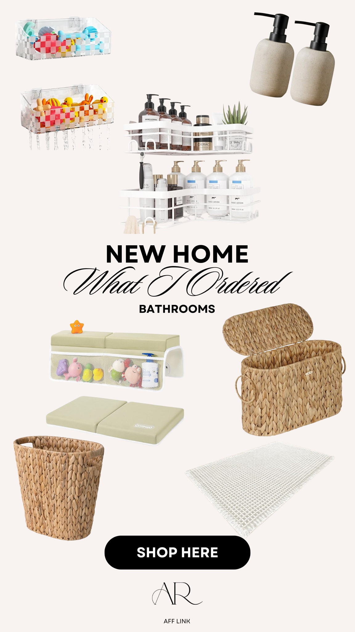 New bathroom decor and organization for the new house! 

Amazon home, bathroom organization, bathroom storage 

#LTKHome