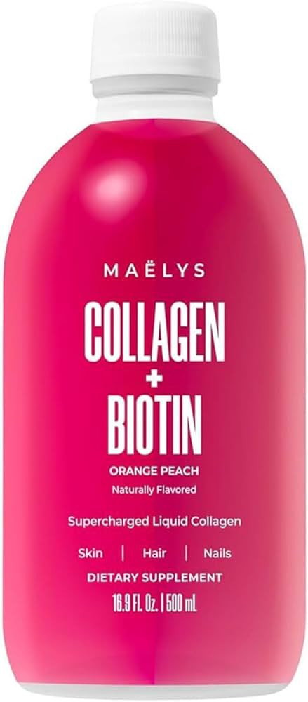 MAËLYS Super Charged Liquid Collagen for Women - Collagen Peptides Supplement with Biotin for Ha... | Amazon (US)