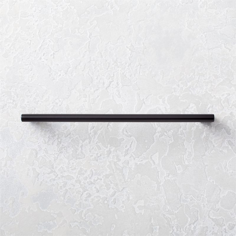 Kela Matte Black Metal Cabinet Handle 8" + Reviews | CB2 | CB2