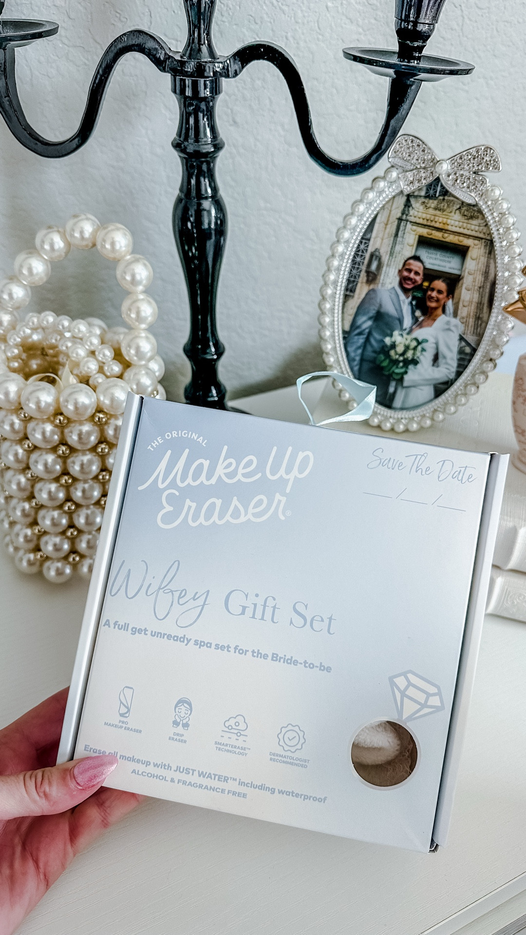 Looking for a thoughtful, practical, and aesthetic gift for a 2026 bride? 💍✨  
The Wifey Gift Set is a bridal beauty essential she’ll actually use long after the wedding day.

This ultra-soft, reusable makeup remover cloth takes off a full face — foundation, waterproof mascara, long-wear lipstick — using just water. No disposable wipes. No harsh chemicals. Just gentle, skin-friendly cleansing that fits perfectly into busy wedding prep, bachelorette trips, and honeymoon packing.

Why brides love it:
• Reusable & machine washable (designed to last for years)  
• Perfect for travel + carry-on friendly  
• Safe for sensitive skin  
• Helps reduce single-use beauty waste  
• Cute, giftable packaging for bridal showers

It’s the kind of gift that feels luxe but is secretly practical — ideal for brides, maids of honor, or besties building a low-waste beauty routine.

Save this for bridal shower gifting inspo 🤍

#BridalGifts #BrideToBe #WeddingPlanning #BridalShowerGift #SustainableBeauty #CleanGirlRoutine #HoneymoonEssentials #GiftIdeasForHer 

#LTKWedding #LTKTravel #LTKgrwm